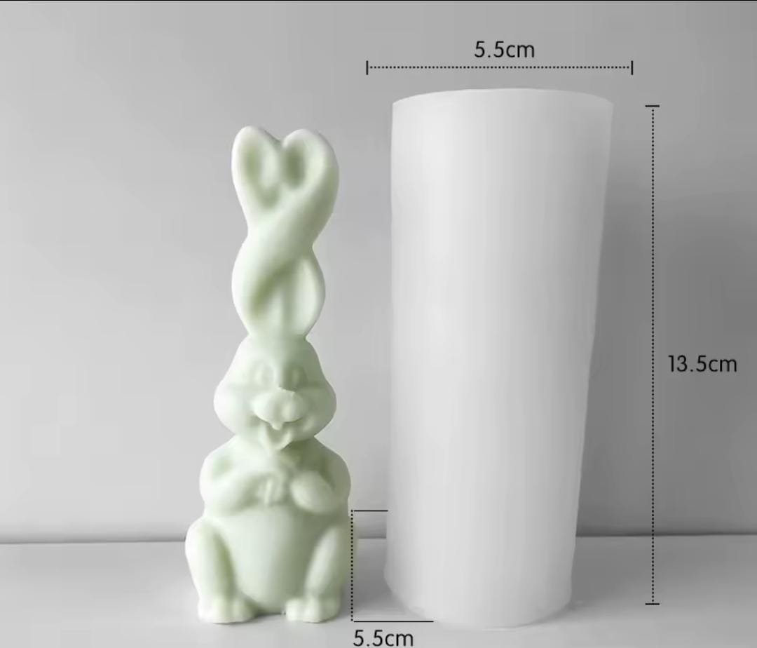 Molde conejo orejas largas