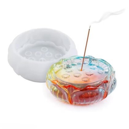 Molde de resina porta sahumerio