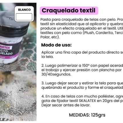 Craquelador textil