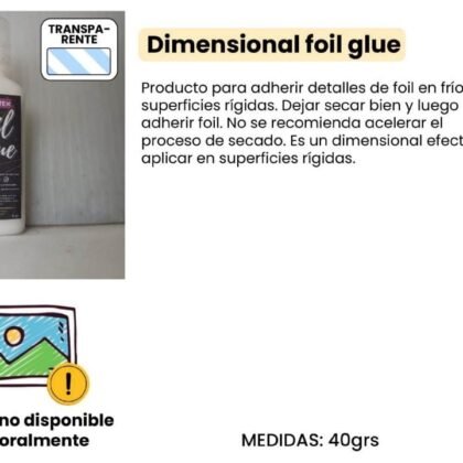 Dimensional foil glue 30ml