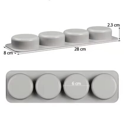 Molde de silicona jabones