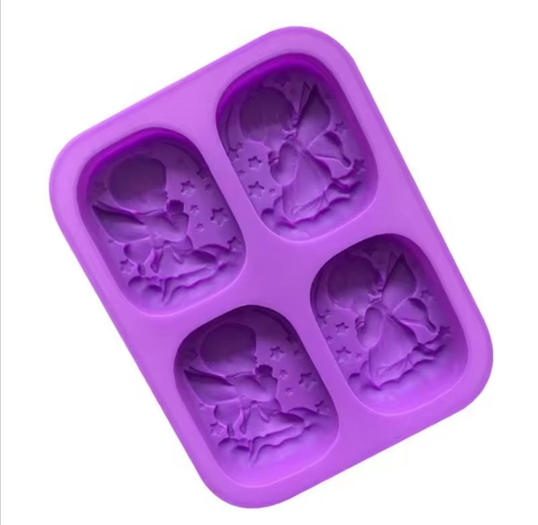 Molde de silicona jabones angel