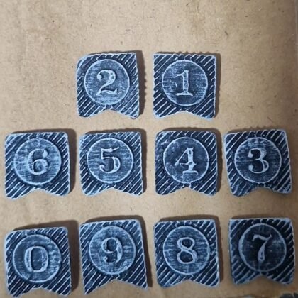 Molde de silicona numeros