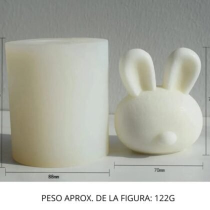 Molde de vela conejo