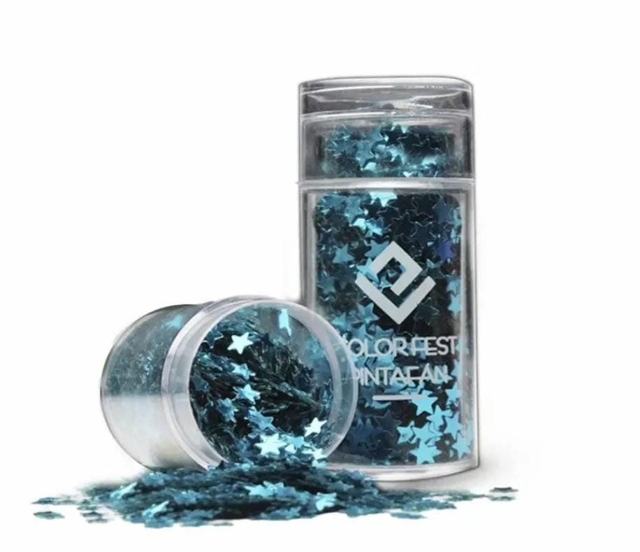 Brillo estrellas azules