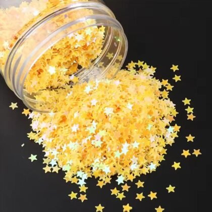 Brillo estrellita amarillo