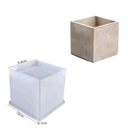 Molde de maceta cuadrada