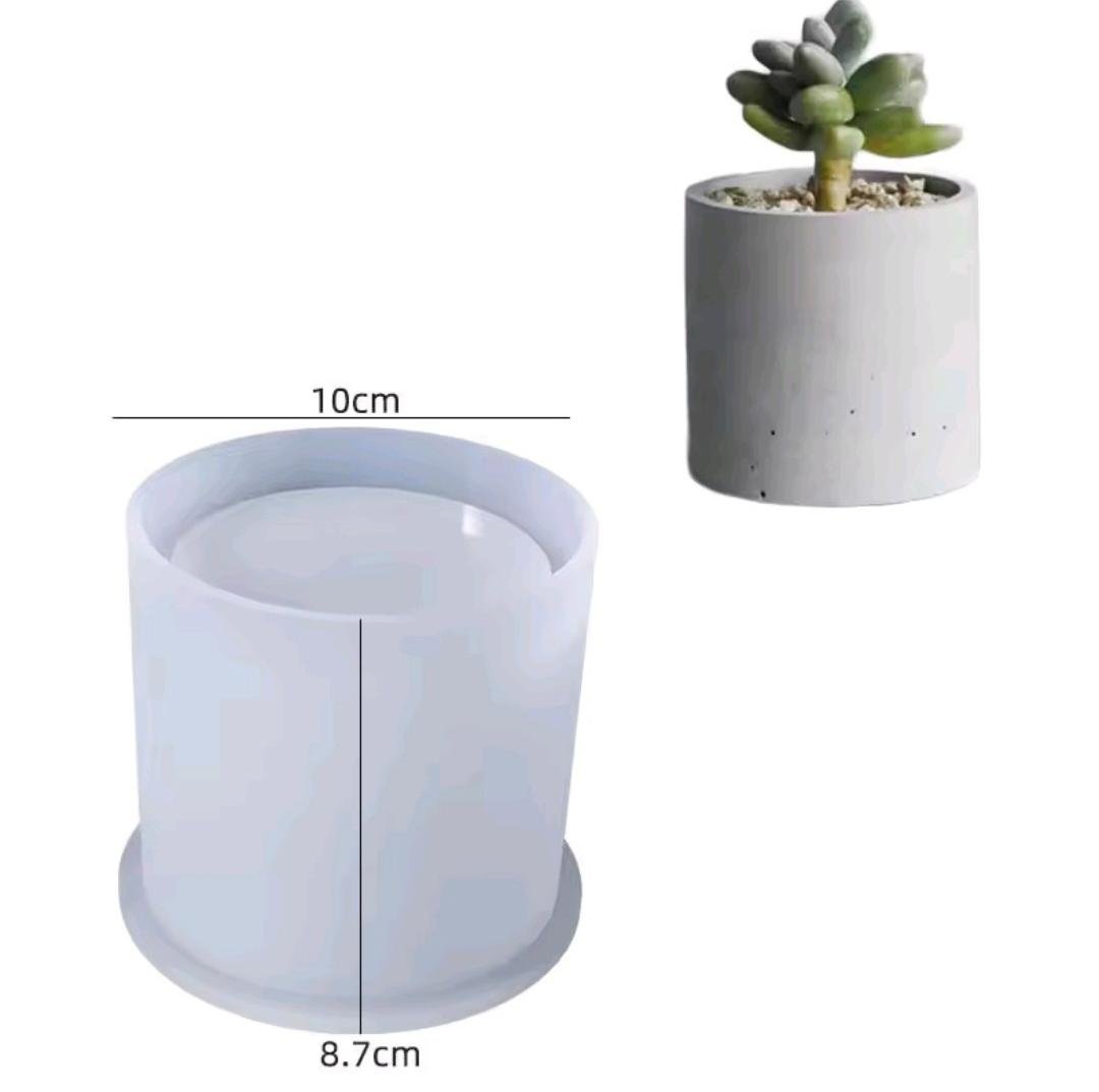 Molde de macetas redondas