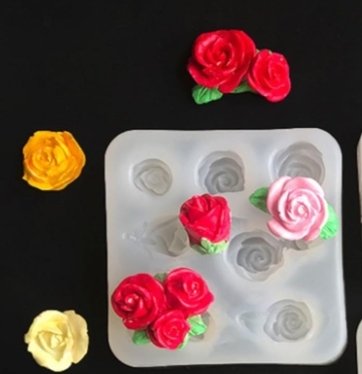 Molde de flores x7