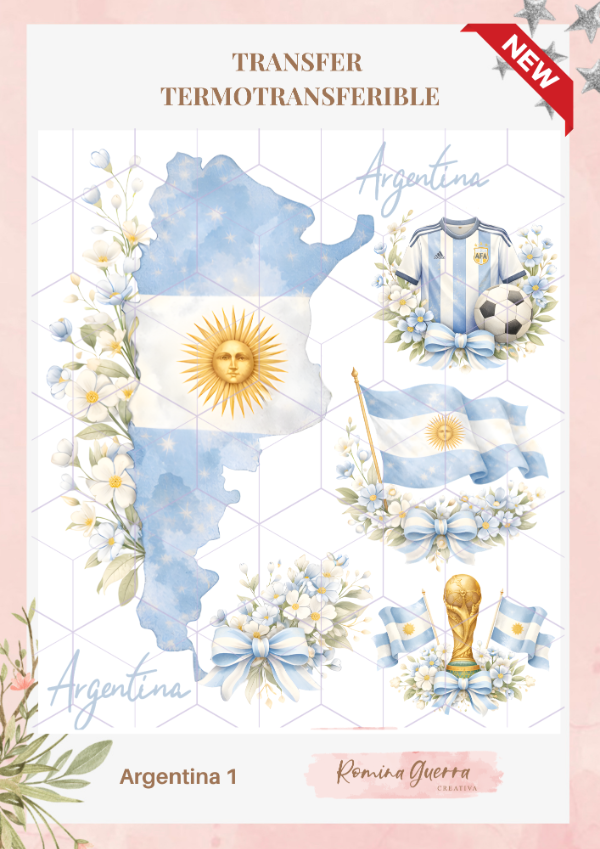 Argentina 1 termotrasnferible