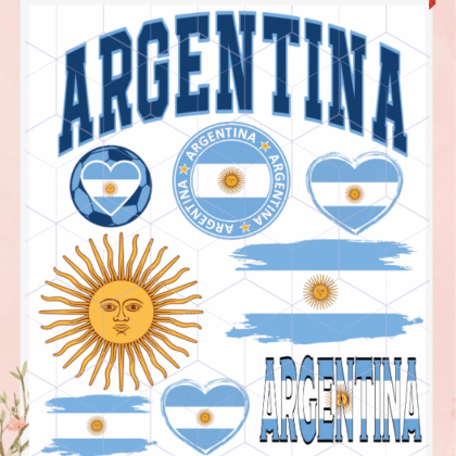 Argentina 3 termotransferible