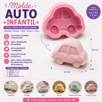 Molde de silicona auto