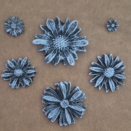 Molde de silicona flores