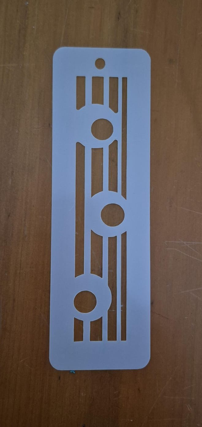 STENCIL st circulos y rayas