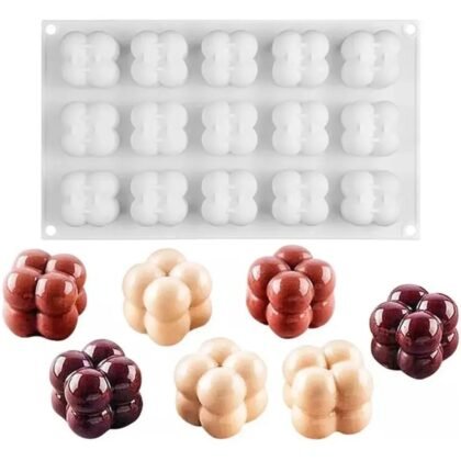 Moldes mini velas BUBBLE