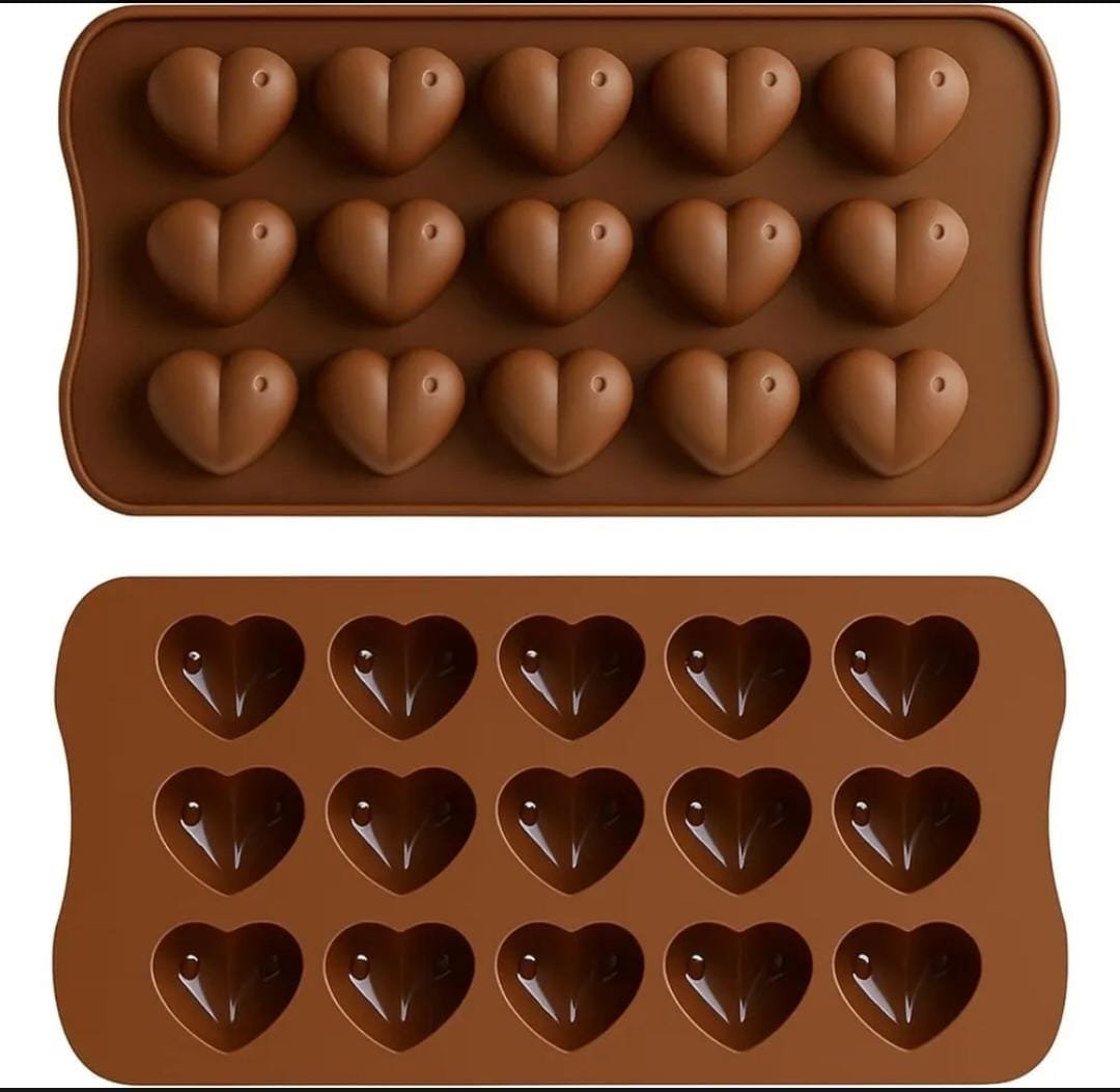 Molde de resina corazon