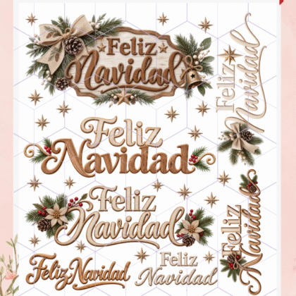 Navidad 41 Lamina termotransferible