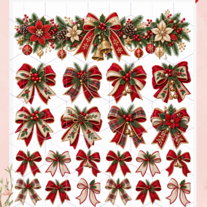 Moños navideños 1