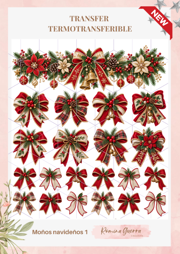 Moños navideños 1
